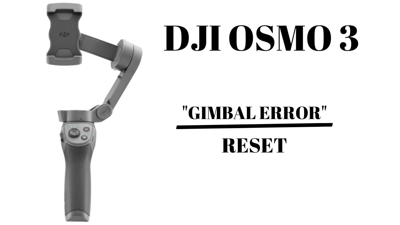 ¿Cómo solucionar problemas de conexión en gimbals?